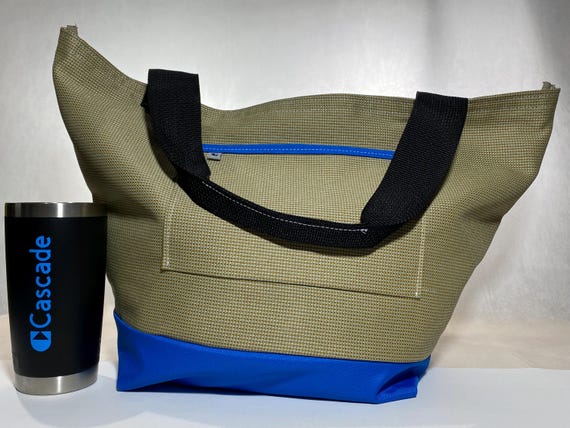 Cascade Tote Bag, Medium, Waterproof Base, Outdoor Acrylic Fabric