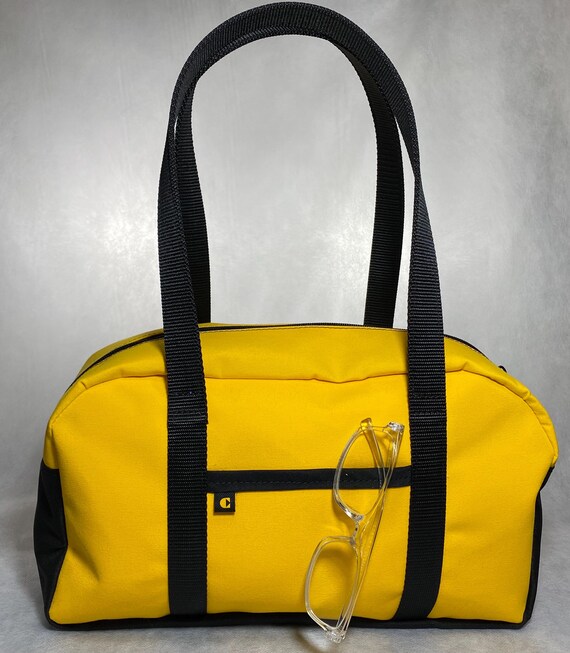 Cascade Traveler Bag - Sunbrella marine fabric - weather and spill resistant, top handle carry handbag