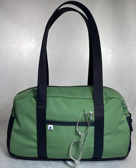 Cascade Traveler Bag - Sunbrella fabric - weather and spill resistant, top handle carry handbag