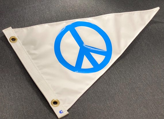 Nautical Peace Flag Ensign Burgee