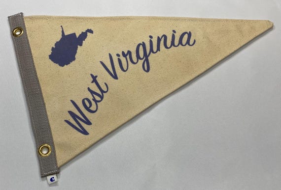 Canvas Pennant Ensign Burgee | West Virginia Flag