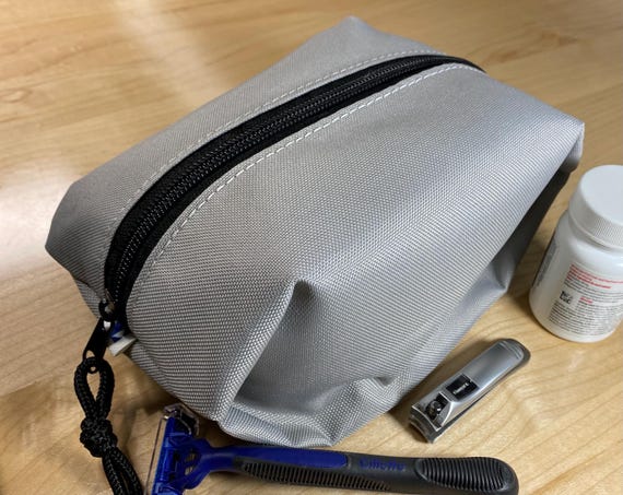 Expanding Zippered Travel Pouch, Water Resistant, Small Size