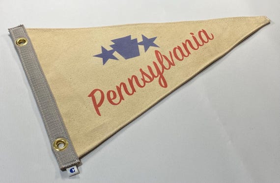 Canvas Pennant Ensign Burgee | Pennsylvania Flag