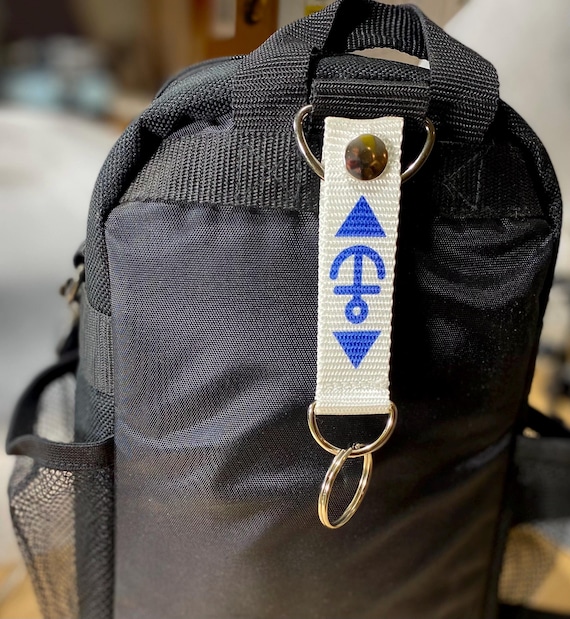 Cascade Nautical Anchor Keychain - Snap Attach