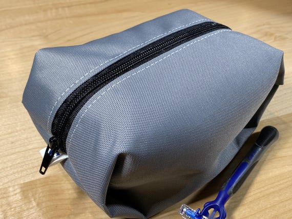 Expanding Zippered Travel Pouch, Water Resistant, Small Size