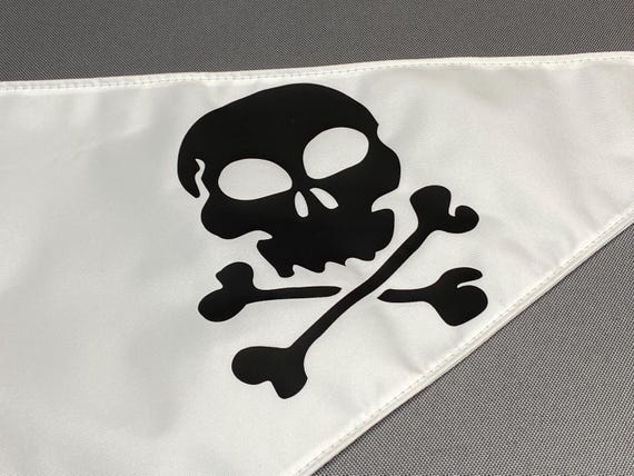 Nautical Jolly Roger Pirate Flag Ensign Burgee