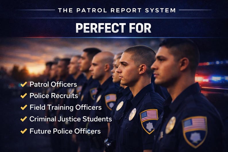 Police Report Writing Guide | Patrol Narrative Templates, PC Examples ...