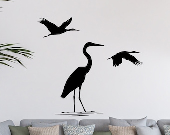 Herons, Coastal Birds Beach Decor, Beach Den - A-133