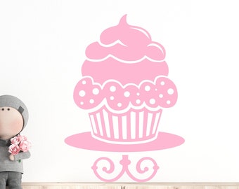 CUPCAKE Decal Wall Art Decal KF-100