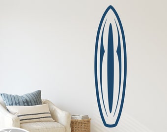 Surfboard Decal, 60 Boards to Choose From, Surfing Sticker, Beach Decor, Surfer Wall Art, Kid's Surf Room, Beach Den, Playroom Decor B-123