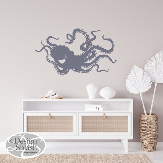 Adzif Octopus Wall Decals Multicolored Adzif Octopus Wall Decals Multicolored