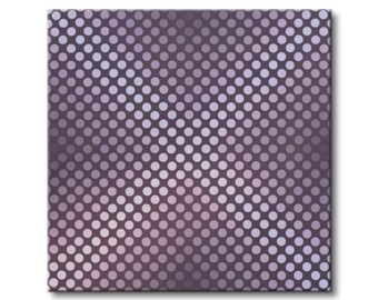 Biaxial Increments, Abstract Geometric Original Painting, Stretched Canvas (24in x 24in)