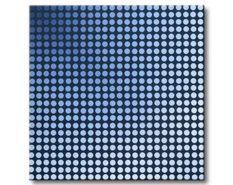 Diagonal Increments, Abstract Geometric Original Painting, Stretched Canvas (24in x 24in)