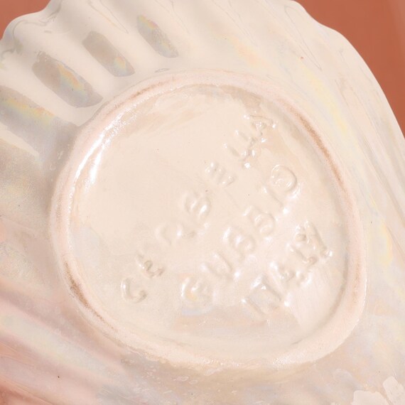 Seashell Trinket Dish, Ceramic Shell Jewelry Dish - image 4