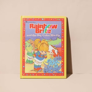 Vintage Rainbow Brite Children's Book, Starlight Saves the Day, 1980s Childhood Nostalgia, Vintage Picture Book, Vintage Children's Book