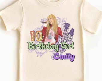 Personalized Pop Star Birthday Girl Shirt, Custom Music Party Tee, Family Vacation Matching Outfit Gift