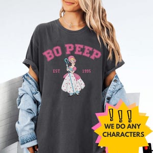 Custom Woody Jessie Buzz Lightyear Shirt, Retro Disney Toy Story Shirt, Disney Coquette Pixar Shirt, Coquette You've Got A Friend In Me Tee bild 7