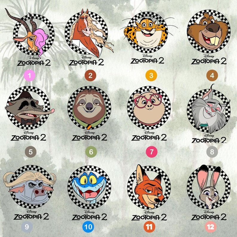 Zootopia 2 Family Trip Shirts, Disneyland Matching Group Tee, Disney World Vacation Inspired T-Shirts, Cartoon Animal Family Trip Shirt image 6