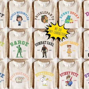 Custom Woody Jessie Buzz Lightyear Shirt, Retro Disney Toy Story Shirt, Disney Coquette Pixar Shirt, Coquette You've Got A Friend In Me Tee bild 2