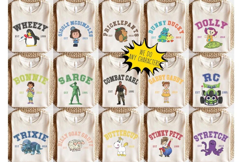 Custom Woody Jessie Buzz Lightyear Shirt, Retro Disney Toy Story Shirt, Disney Coquette Pixar Shirt, Coquette You've Got A Friend In Me Tee bild 2