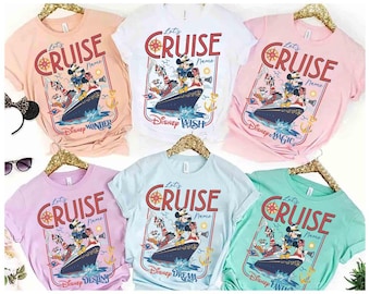 Disney Cruise Shirts, Disney Group Shirts, Personalized Name and Ship Name Disney Cruise Line Shirt, Disney Cruise 2025 Shirt