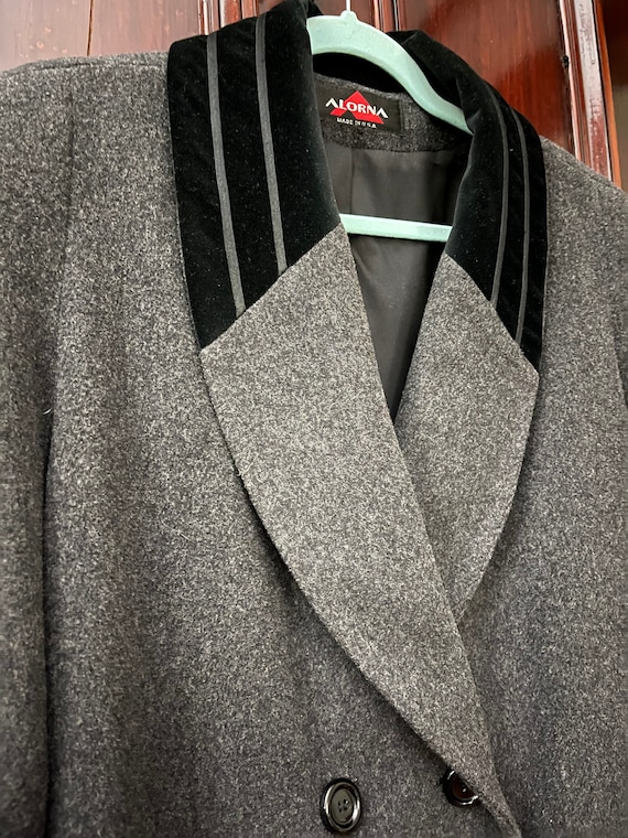 1980s Double Breasted Wool Coat