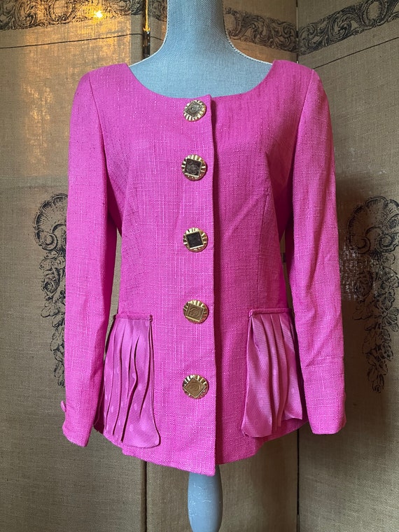 Vintage Pink Suit Jacket - image 1
