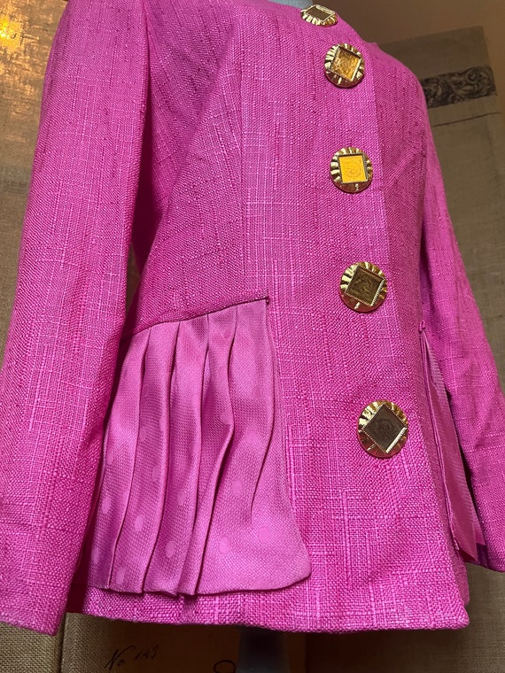 Vintage Pink Suit Jacket - image 2