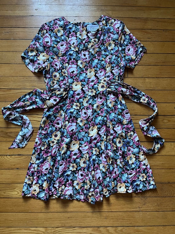 1980s Floral Romper