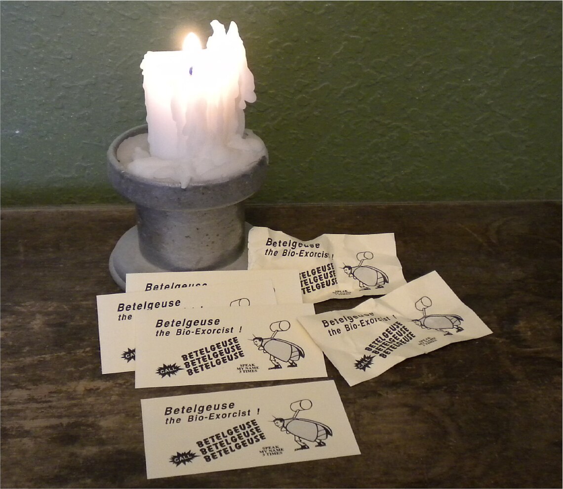 25 Beetlejuice Business Cards movie / costume prop | Etsy