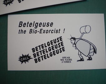 25 Business Cards - movie prop - Halloween décor - scary