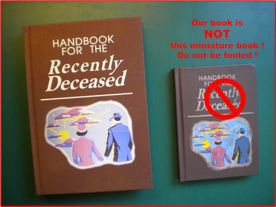 Beetlejuice Handbook for the Recently Deceased notebook tim burton horror prop