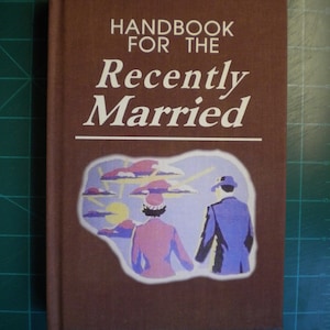 BLANK BOOK Journal Handbook for the Recently Married Deceased like movie prop / Wedding, Marriage, Flyer image 1