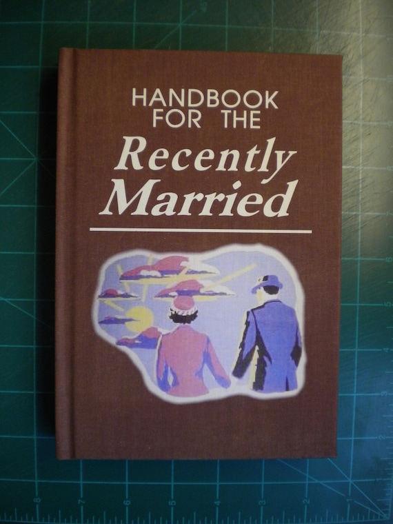 BLANK BOOK Journal - Handbook for the Recently Married ( Deceased ) like movie prop / Wedding, Marriage, Flyer