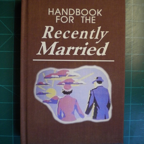 BLANK BOOK Journal - Handbook for the Recently Married ( Deceased ) like movie prop / Wedding, Marriage, Flyer