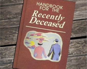 BLANK BOOK Journal - Handbook for the Recently Deceased - BEETLEJUICE  sketch book, Movie Prop Tim Burton Alec Baldwin Michael Keaton, Flyer