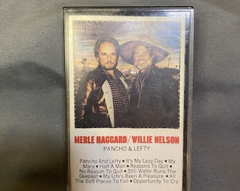 Merle Haggar / Willie Nelson - Poncho & Lefty - kaseta EPIC z 1982 roku