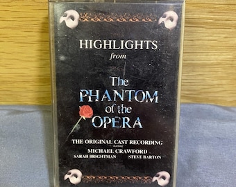 Fragmentos destacados de la cinta de audio musical de El Fantasma de la Ópera de 1987