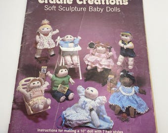 Muñecas de tela Crafty Critters, Libro CC-2 SC 1982