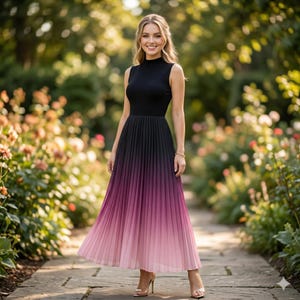 A-Line Long Dress, Sleeveless Dress, Dress, Minimalist Dress, Minimalist, Elegant Casual Summer Outfit, Pleated Maxi Dress, Long Dress