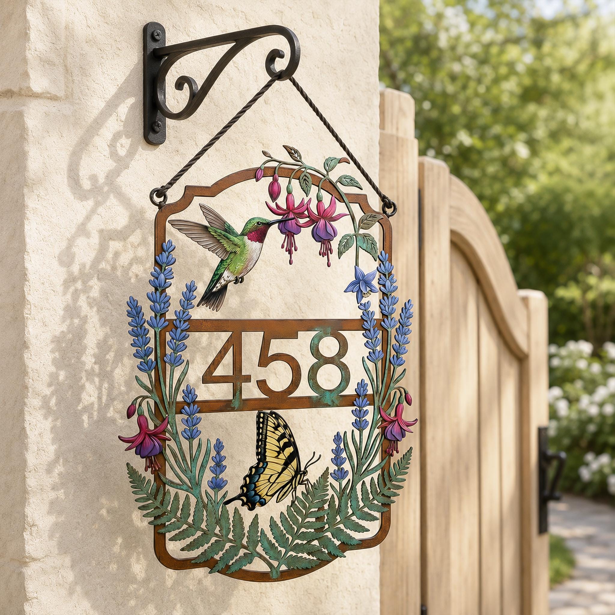 Butterflies Door Number Plaques - Etsy