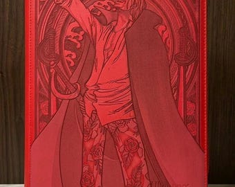 One Piece Shanks OP-09-004 SP Binder mit 9 Taschen, Laser graviert