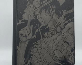 One Piece Ace ST13-011 SP Ordner mit 9 Taschen, lasergraviert
