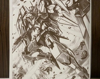 Gundam 00 Raiser Ultra Pro 9 Pocket Laser Engraved Binder