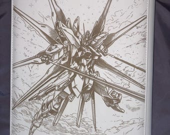 Gundam Strike Freiheit Ultra Pro 9 Pocket Laser gravierte Sammelmappe