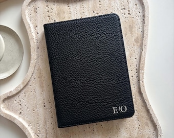 Black Litchi Grain Leather Kindle Paperwhite Case 11th 12th Gen, Auto Sleep Wake Cover, Graduation Gift