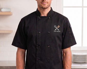 Chaqueta de Chef Personalizada: Atuendo de Cocina Profesional Bordado