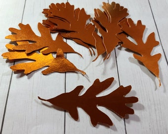 150 pcs Oak Leaf Die Cuts,Paper Die Cuts,Paper Embellishment Fall Autumn 