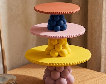 Colorful Cake Stand, Custom Dessert & Bakery Display