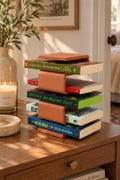 Sculptural Book Stand & Bookend, Modern 3D Printed Book Display